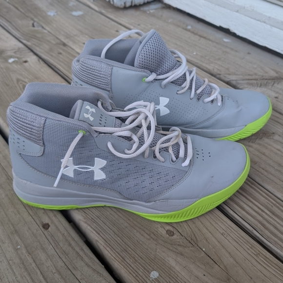 Sz11 Under Armour Jet 2017 Basketball Shoes Grey - Picture 1 of 8